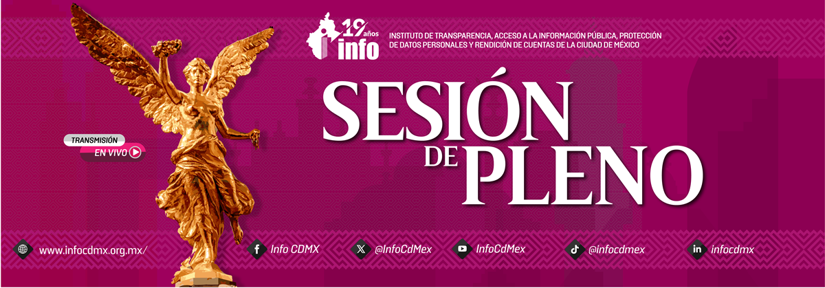 Sesión de Pleno. ¡Sigue la transmisión en vivo!